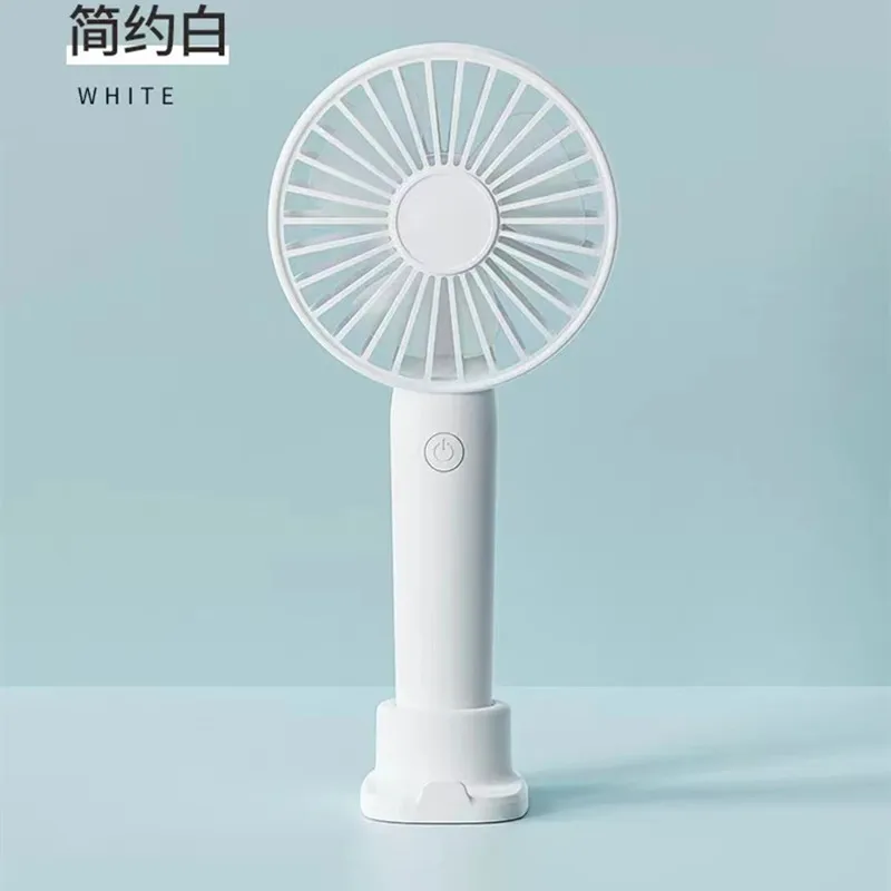 Compact PowerCool USB Rechargeable Mini Fan - Portable 3-Speed Handheld Air Cooler for Office and Travel - Image 9