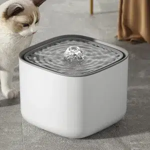 3L Quiet Cat Water Fountain with Auto-Filtering