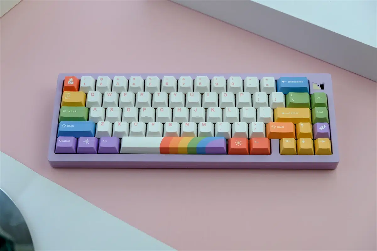 129 Vibrant PBT Keycaps for MX Keyboards at Rockatship