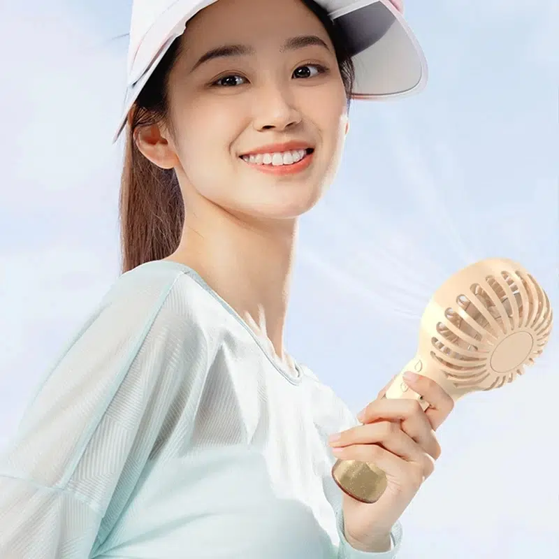 USB Rechargeable Mini Air Conditioner Fan - Portable 5W Humidifier and Atomizer Cooling Fan for Home and Office - Image 5