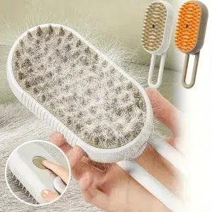 Steamy Cat Brush - Electric Steam Spray Grooming Comb