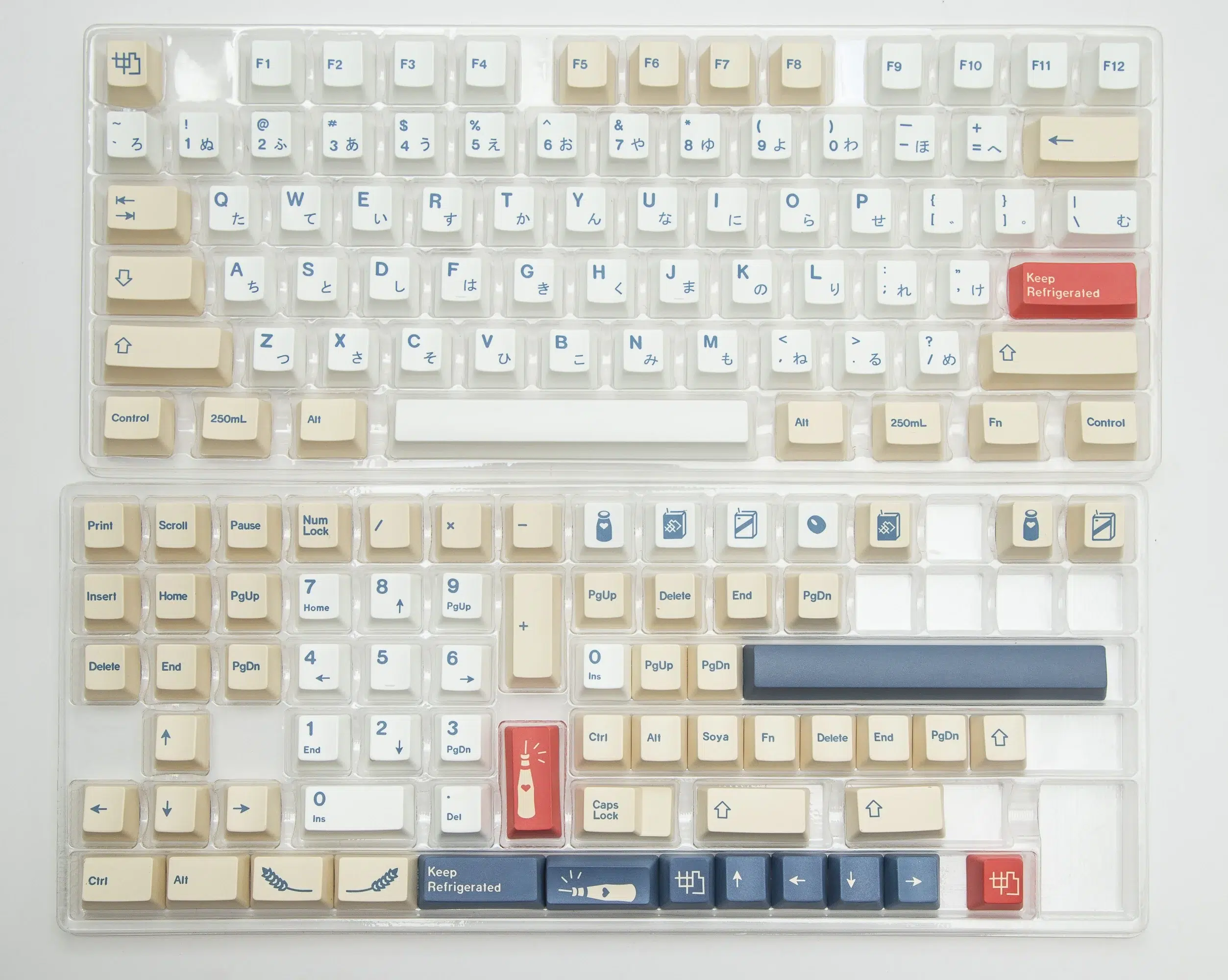 DIXSG Soy Milk PBT Keycap Set - 138 Keys OEM Profile, High Dye Sublimation for MX Switch Keyboards - Image 9