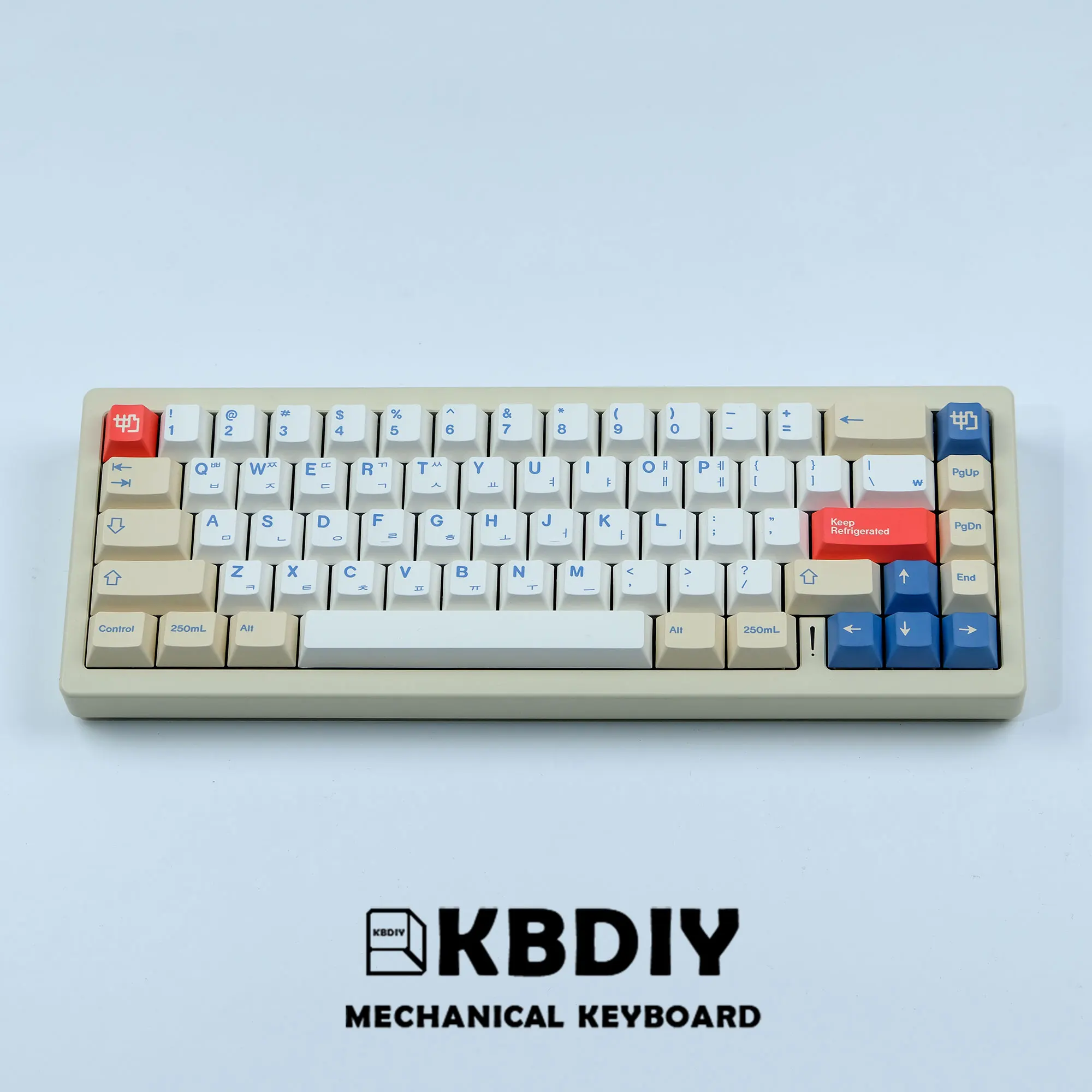 KBDiy GMK Soymilk PBT Keycap Set - 135 Keys, Cherry Profile, Multilingual for Gaming Keyboards - Image 15