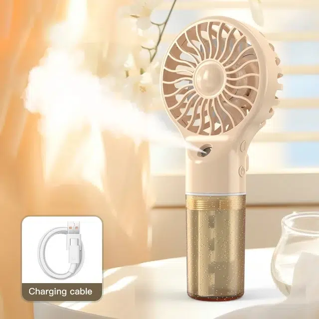 USB Rechargeable Mini Air Conditioner Fan - Portable 5W Humidifier and Atomizer Cooling Fan for Home and Office - Image 9