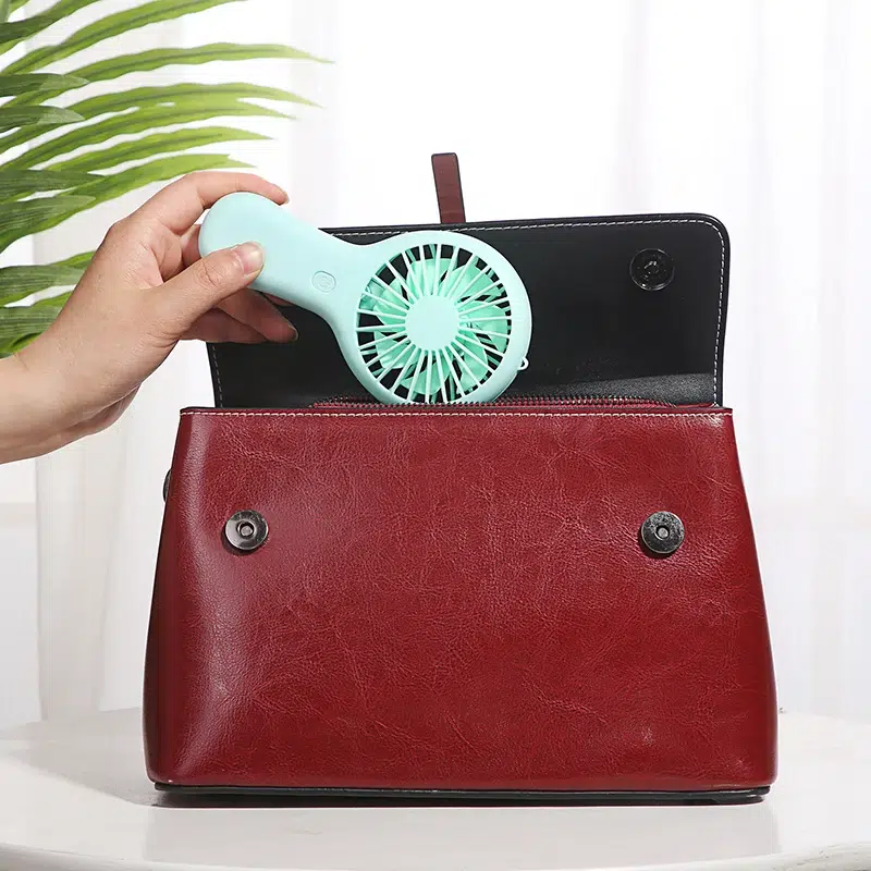 Ultra-Quiet Portable Handheld USB Fan: 3-Speed Compact Cooling - Image 6