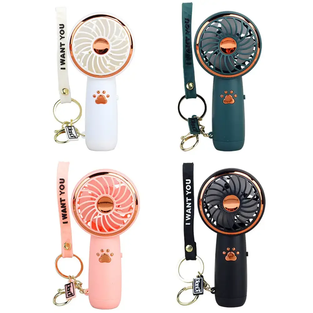 Compact Cartoon USB Handheld Fan 2024 - Cute Portable Charging Mini Fan with Dual-Speed, Ideal for Students & Outdoor Use - Image 6