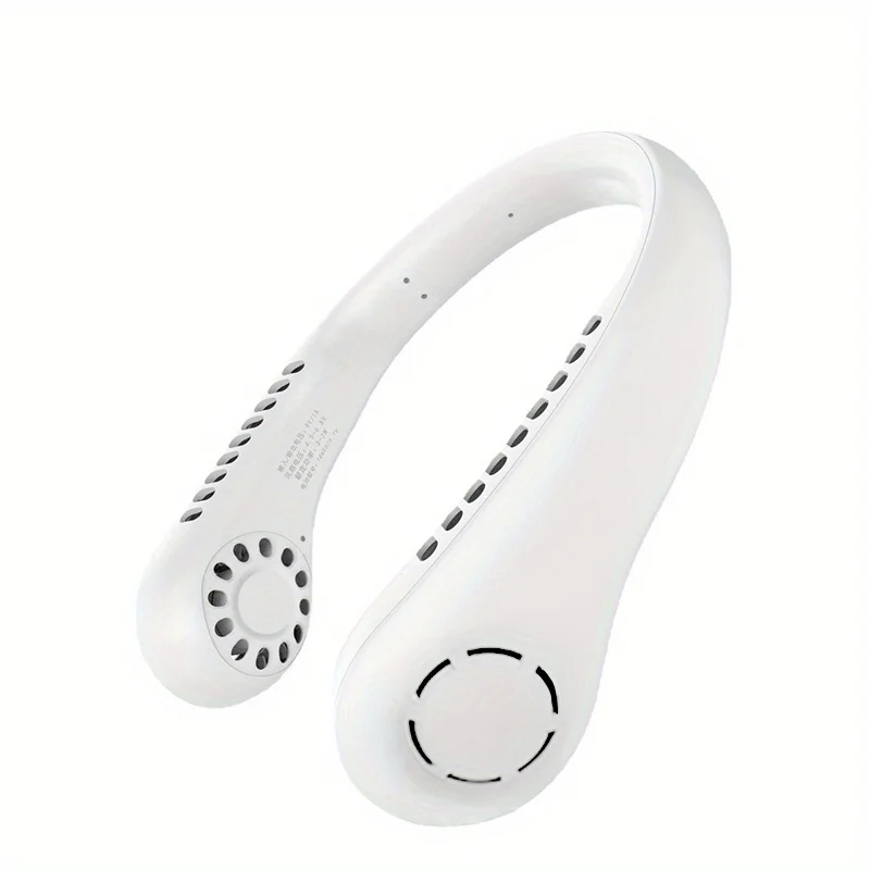 2024 Portable Neck Fan - 1200mAh Bladeless Rechargeable Air Cooler with 3 Speed Settings for Outdoor Sports - Image 6