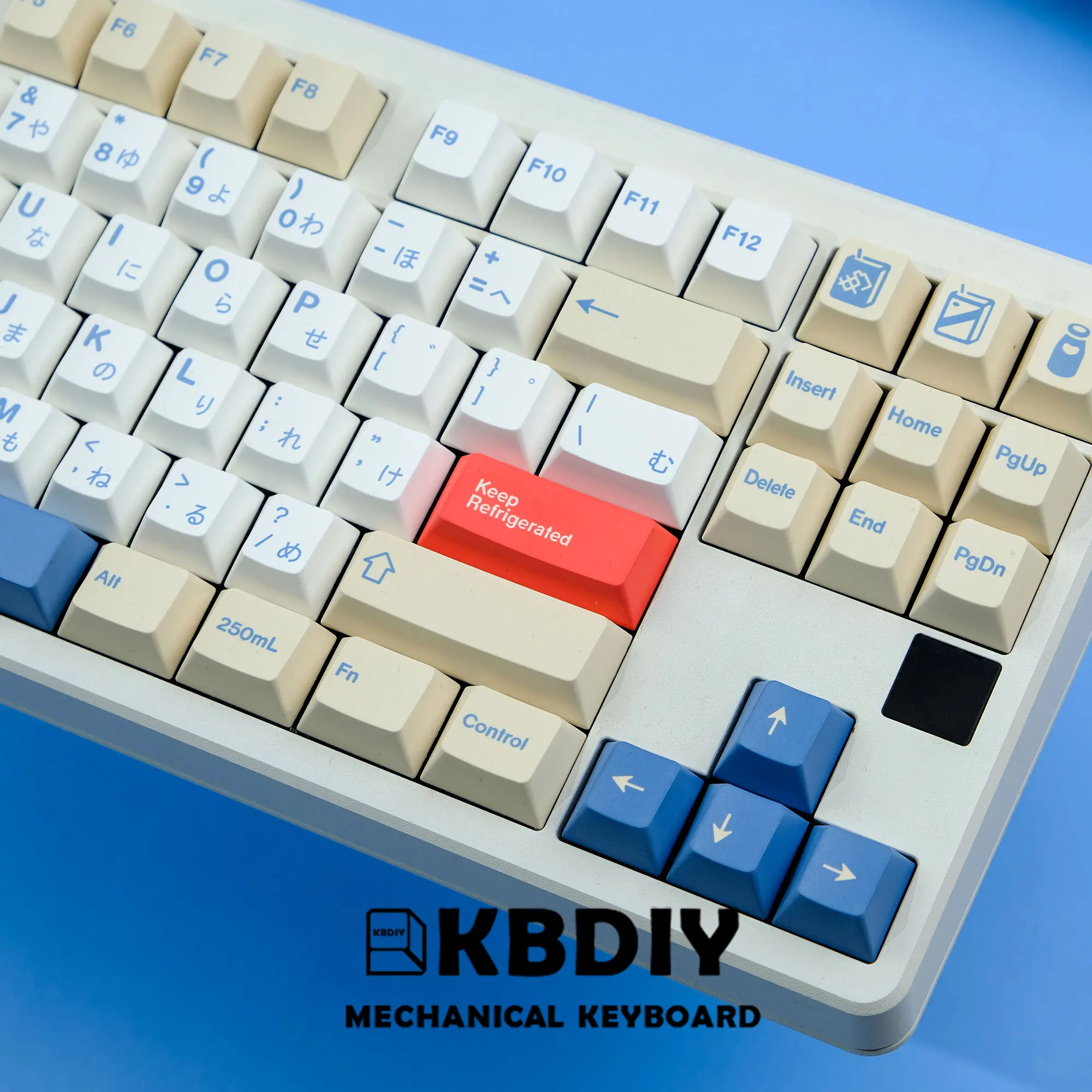 KBDiy GMK Soymilk PBT Keycap Set - 135 Keys, Cherry Profile, Multilingual for Gaming Keyboards - Image 32