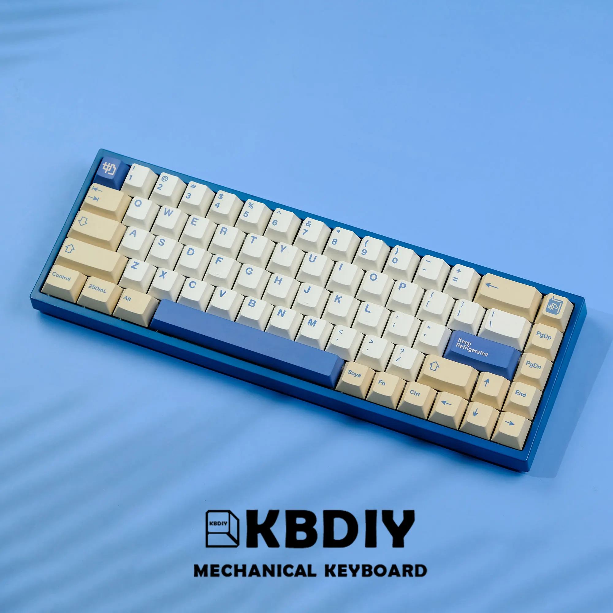KBDiy GMK Soymilk PBT Keycap Set - 135 Keys, Cherry Profile, Multilingual for Gaming Keyboards - Image 25