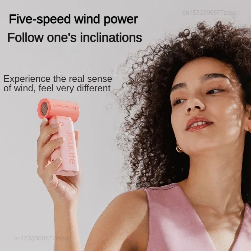 JISULIFE PowerBlast: 3600mAh/5000mAh Ultra High-Speed Portable USB Mini Electric Fan - Image 4