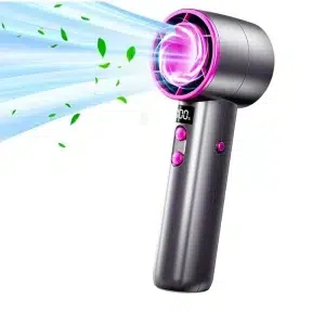 USB Rechargeable Handheld Fan - 4-Speed Powerful Portable Cooling Device