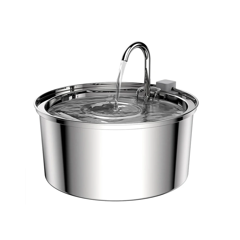 Stainless Steel Pet Water Fountain 3L - Image 3