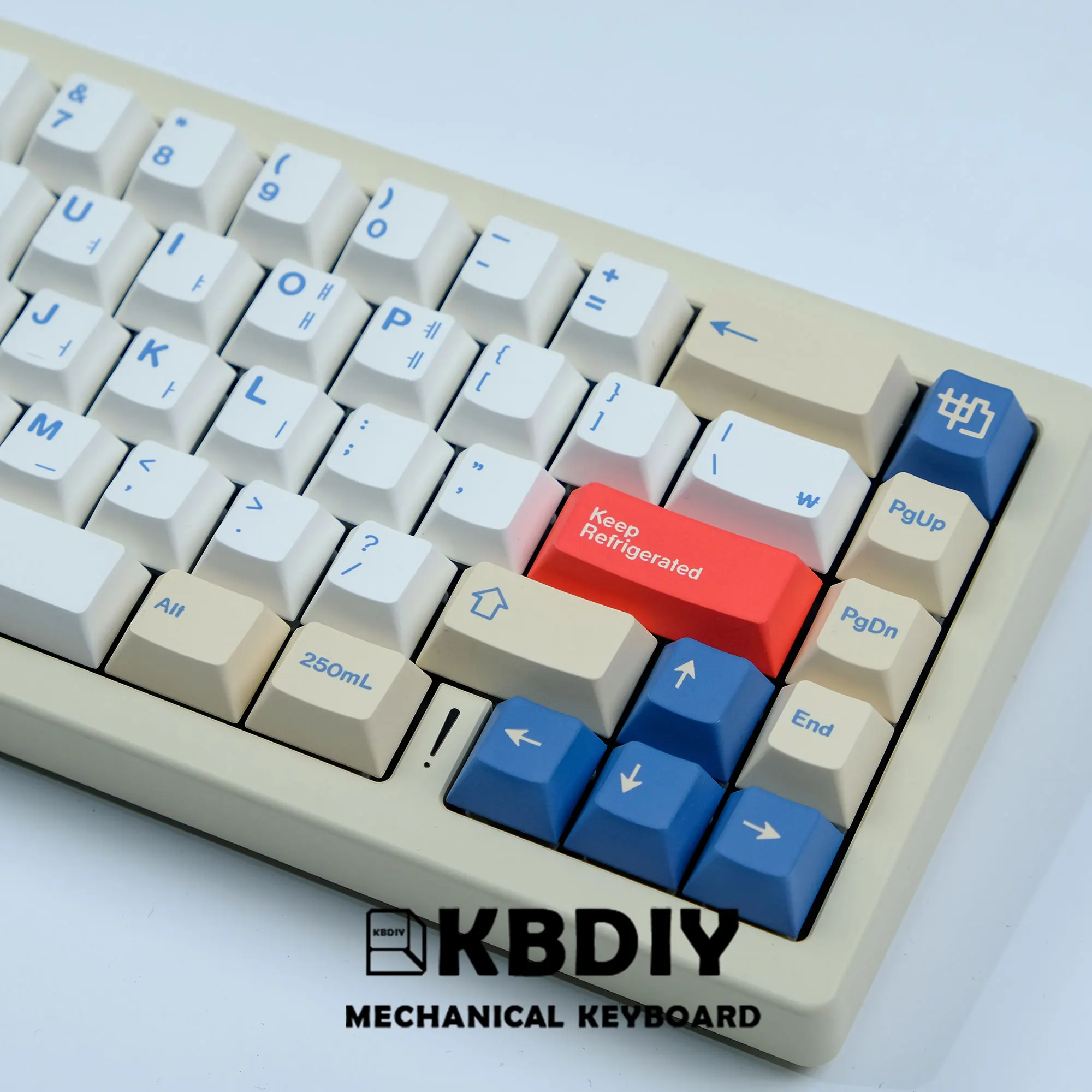 KBDiy GMK Soymilk PBT Keycap Set - 135 Keys, Cherry Profile, Multilingual for Gaming Keyboards - Image 19