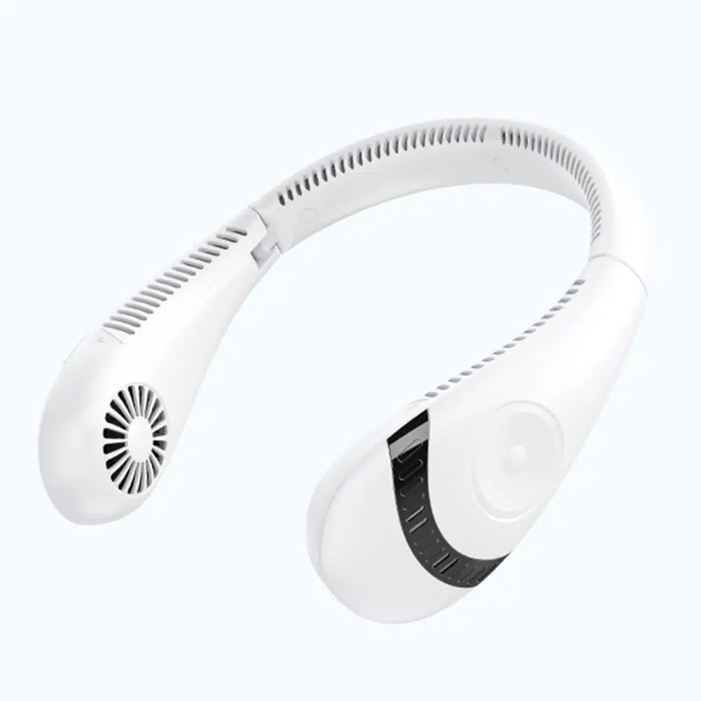 5-Speed USB Rechargeable Portable Neck Fan | Quiet & Bladeless with LED Display – Ultimate Comfort Anywhere! - Image 25