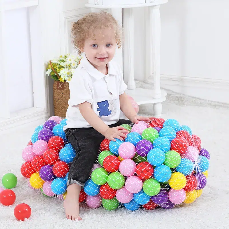 50-Pack Colorful Plastic Ocean Balls for Children - Baby Playpen and Outdoor Game Accessories - Image 10