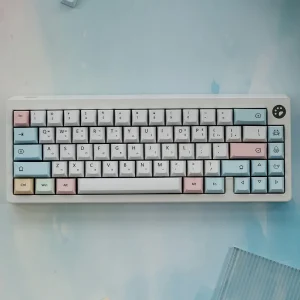 Chalk Keycaps - Multilingual Cherry Profile PBT Set for MX Mechanical Keyboards