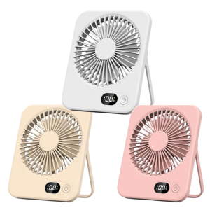 Ultra-Efficient Mini Portable Fan – 4-Speed USB Desk Fan with Strong Quiet Airflow, Ideal for Home Use