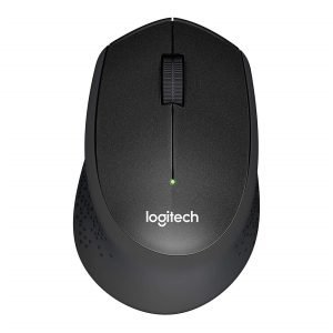 Logitech M330 Silent Wireless Mouse: Ultra-Quiet, Comfort-Designed, and Long-Lasting - Black
