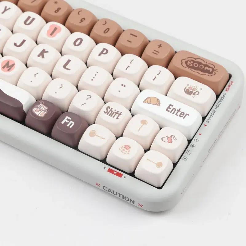 Artistically crafted Coffee-themed keycap set, perfect for keyboard enthusiasts - Rockatship