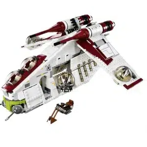 Republic Gunship 1224pcs Space War Building Blocks Set - Educational Toy for Children Ages 6-12