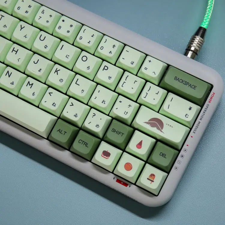 Elevate your typing experience with Matcha keycaps in XDA profile. Available at RockatShip