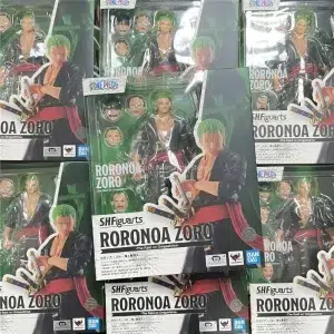 Bandai S.H.Figuarts Roronoa Zoro - Onigashima Raid Edition, 1/12 Scale PVC Anime Figure