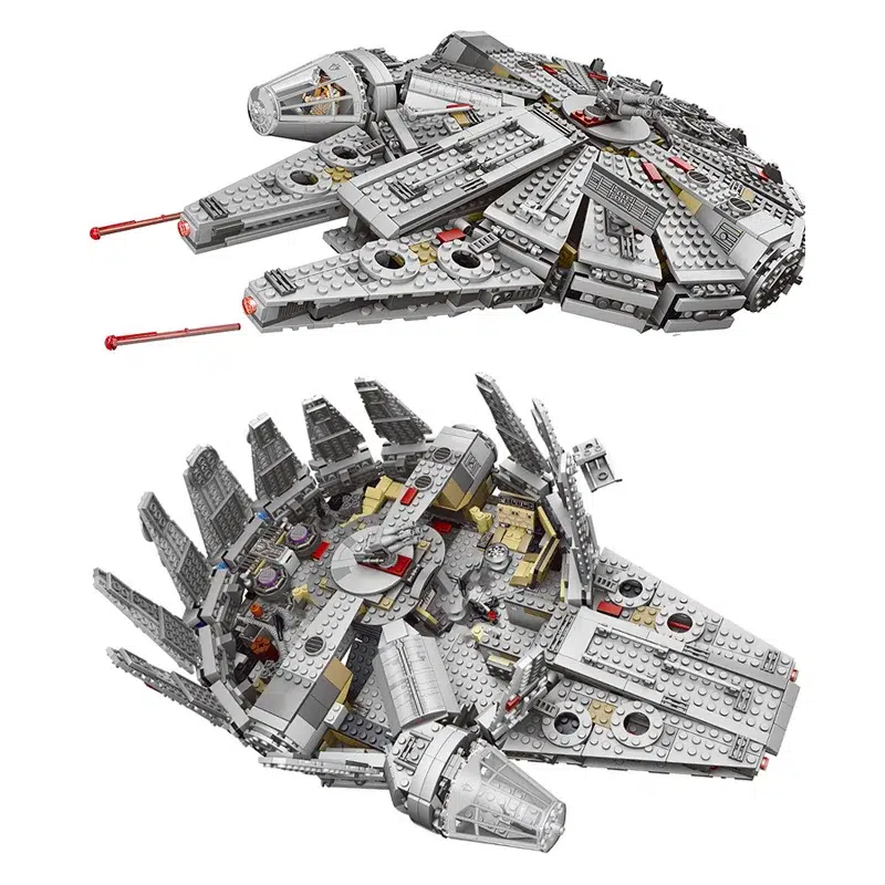 2024 Star Wars Millennium Falcon Building Block Set for Kids - Image 6
