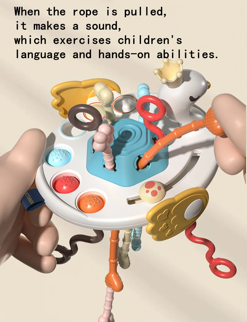 Montessori-Inspired Sensory Teething & Educational Toy for Babies & Toddlers - Image 16