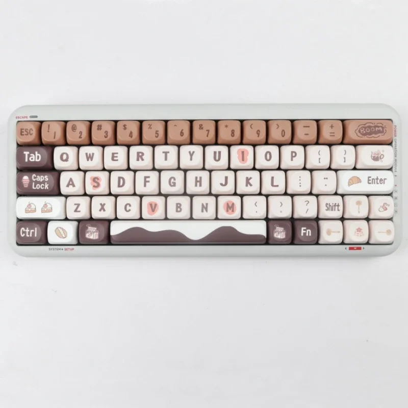 High-quality Coffee Keycaps with durable PBT dye sublimation - Shop at Rockatship