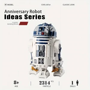 Classic R2D2 Robot Building Block Set - 2314 Pieces