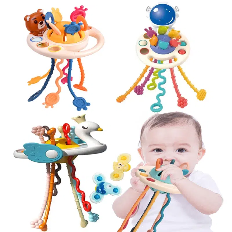 Montessori-Inspired Sensory Teething & Educational Toy for Babies & Toddlers