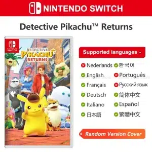 Detective Pikachu Returns - Nintendo Switch Adventure Game Card
