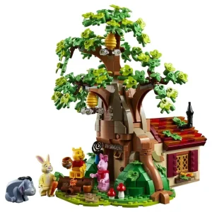 Winnie The Pooh Tree House Building Set - MINISO 21326 - 3D Model Assembly Toy for Kids