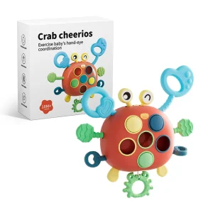 Crab Explorer Montessori Toy - Sensory and Motor Skills Development for Toddlers