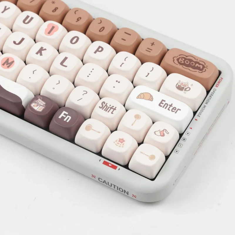 Elevate your typing experience with our Coffee Keycaps Premium PBT Set - Rockatship