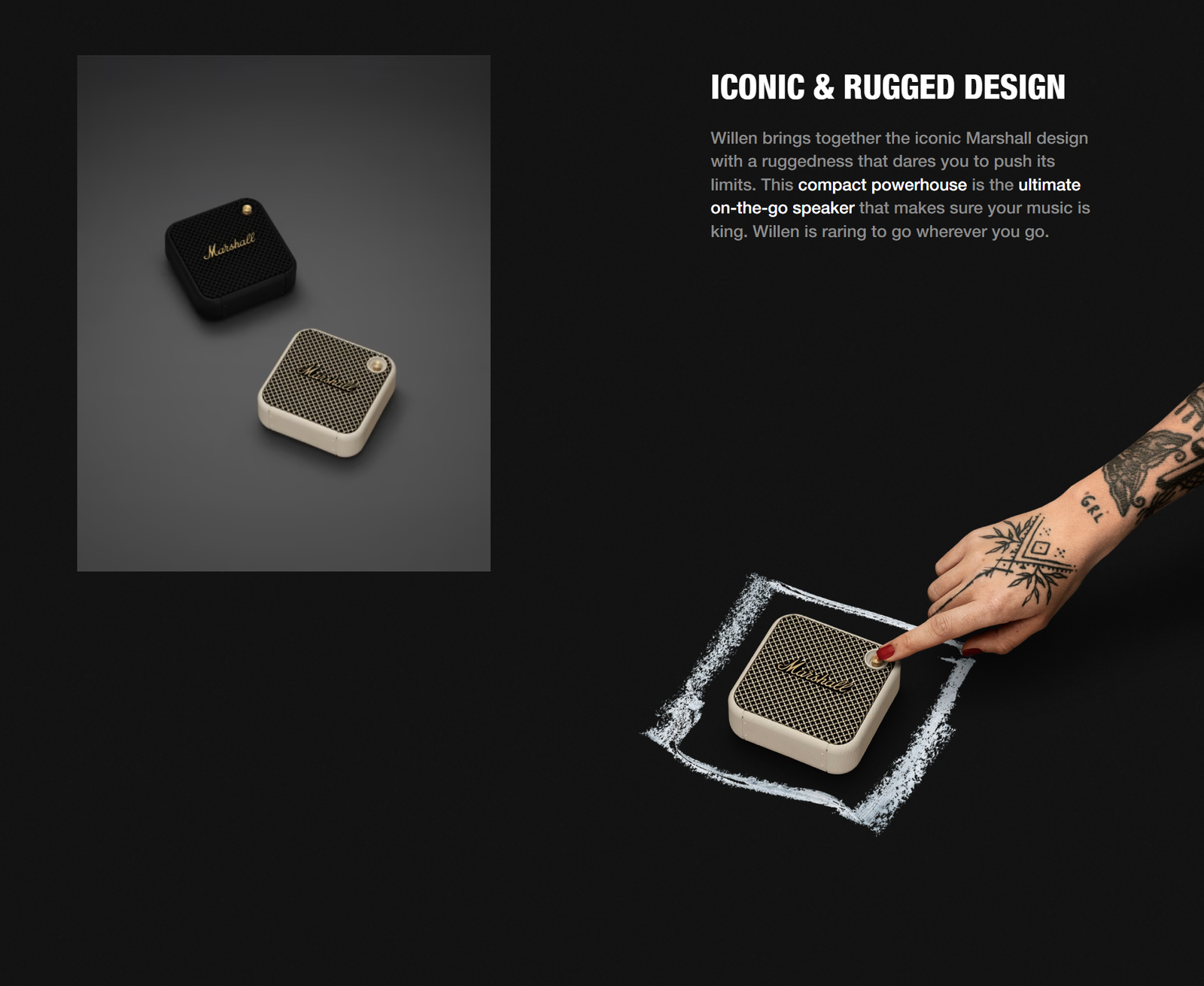 Marshall Willen set up for a beach day - shop at Rockatship