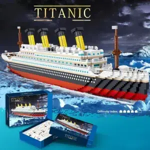Titanic Model Building Kit - Microblock Ocean Liner Replica for Adults and Teens