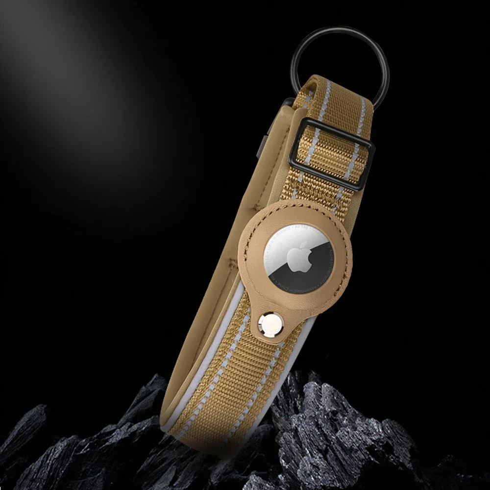 Never lose track of your Pet anymore - Airtag Pet Tracking Collar with Night Reflective Stripe made with Diving Material - Image 2