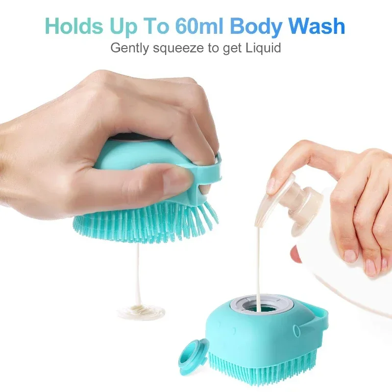 For Pet owners who wants to have a perfect shower every time - Pet Shampoo Dispenser Scrubber - Image 3