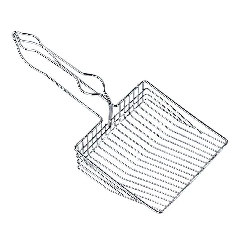 Stainless Steel Cat Litter Scoop with Wooden Handle - Image 10