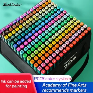 Multi-Color Double-Ended Markers Set for Artists