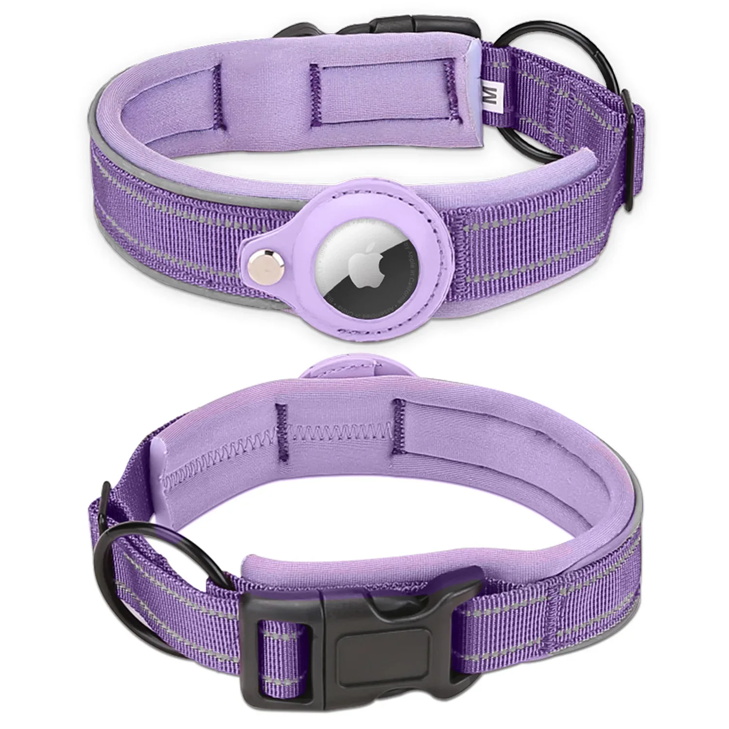 Never lose track of your Pet anymore - Airtag Pet Tracking Collar with Night Reflective Stripe made with Diving Material - Image 11