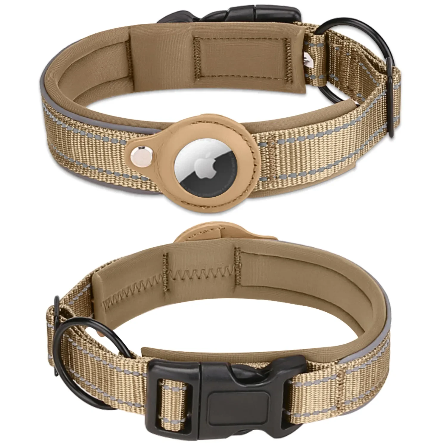 Never lose track of your Pet anymore - Airtag Pet Tracking Collar with Night Reflective Stripe made with Diving Material - Image 9