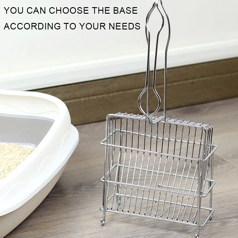 Stainless Steel Cat Litter Scoop with Wooden Handle - Image 6