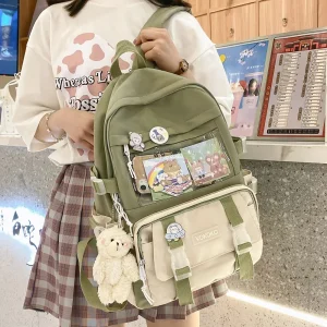 Perfect for School and Dates! Kawaii School and Casual backpack - never getting things wet again!
