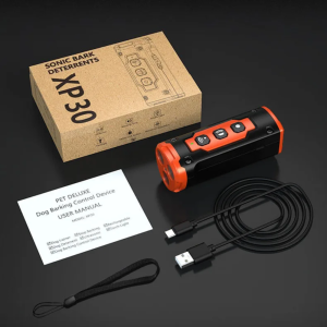 Living in an area with a lot of Aggressive Dogs? XP30 Alpha Pro Ultrasonic Dog Deterrent with LED Flashlight