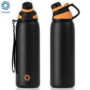FEIJIAN Magnetic Lid Stainless Steel Water Bottle - 1000ml Insulated Vacuum Flask