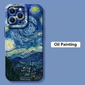 Van Gogh Art iPhone Case - Shockproof Silicone Cover