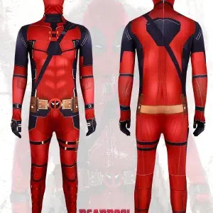Deadpool Cosplay Costume with Mask for All Ages Halloween Cosplay