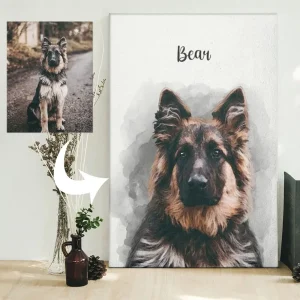 🌟 Personalized Pet Masterpiece Canvas – Capture Your Furry Friend in Style 🐶🐱 – Perfect for Home & Office Decor 🖼️ – A Heartfelt Gift for Pet Enthusiasts 🎁 – Durable, Stylish & Modern 🎨